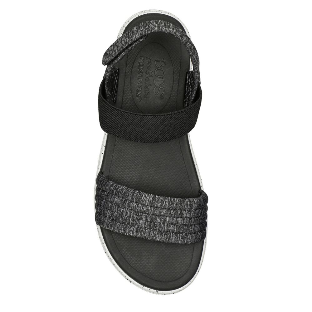 Black Skechers Womens Summer Skipper Sandal | Sandals | Rack Room Shoes