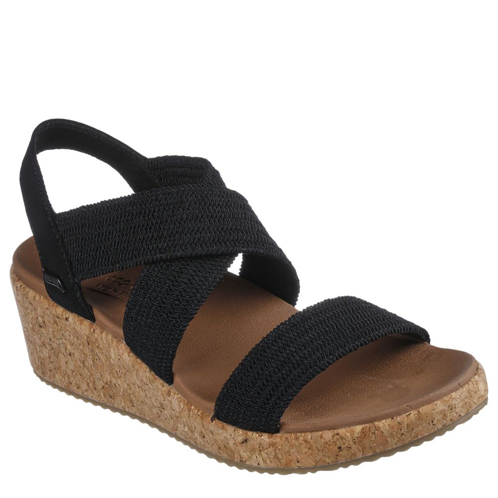 skechers woven wedge sandals