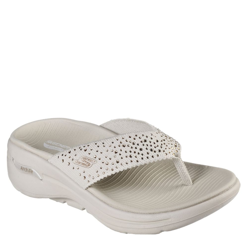 Skechers Womens Arch Fit Flip Flop Sandal | Sandals | Room Shoes