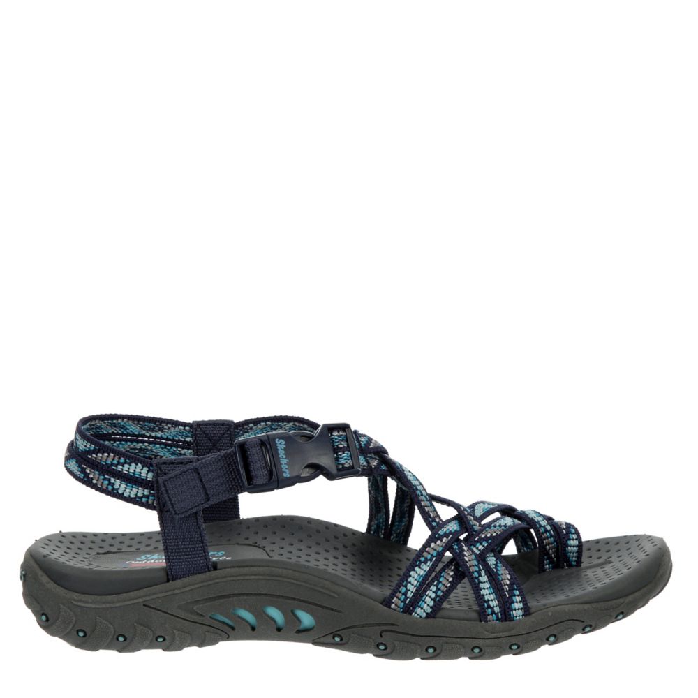 Navy Womens Reggae Irie Mon Trail Grazer Outdoor Sandal Skechers