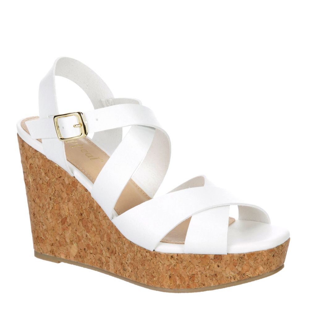 Wedge-heeled sandals - White - Ladies