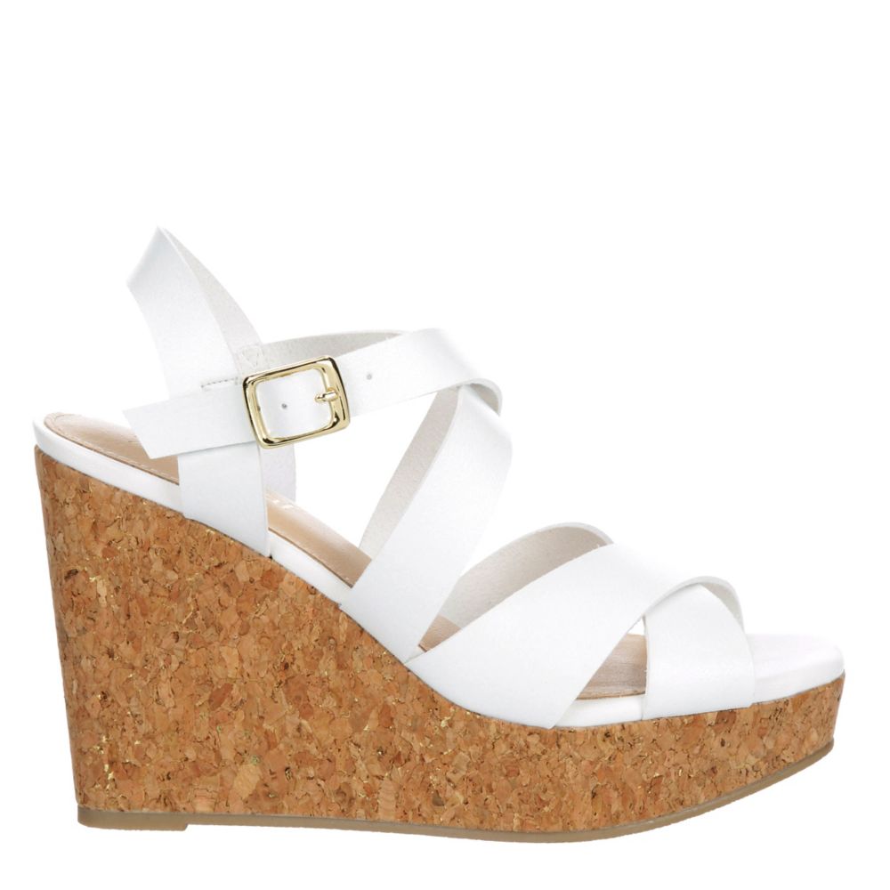 White Womens Moxy Wedge Sandal | Xappeal | Rack Room Shoes