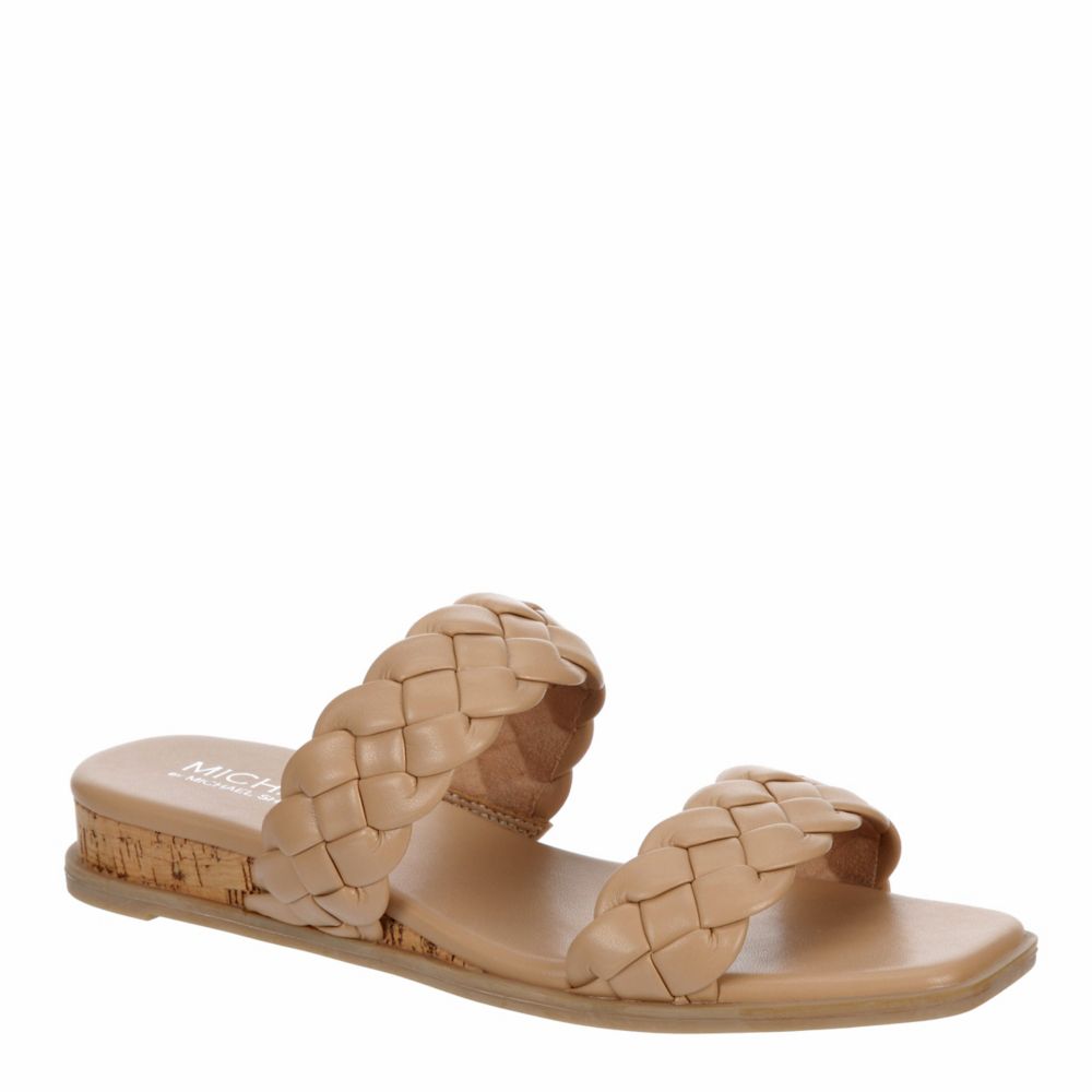 Bottega Veneta Women's Padded Canvas Flat Sandals - Natural - 11