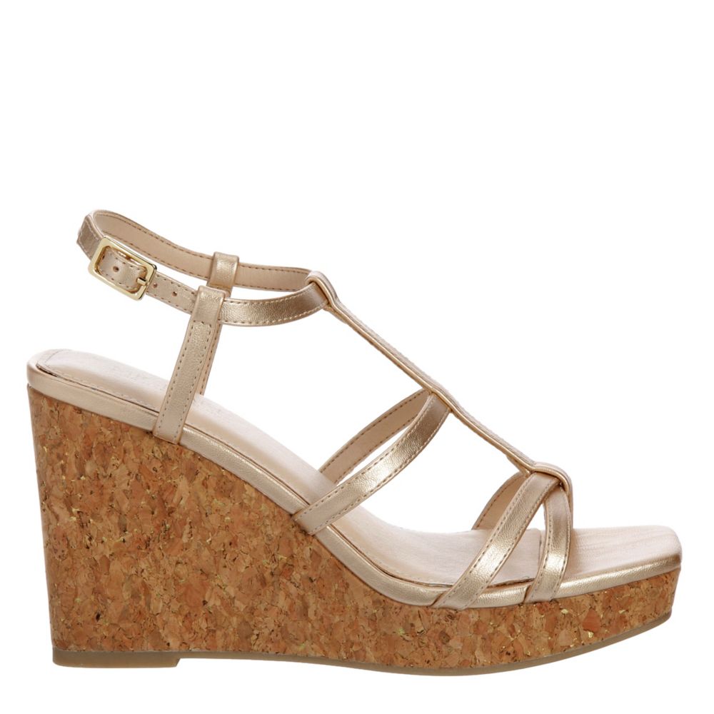 Nina franya wedge sandal sales gold