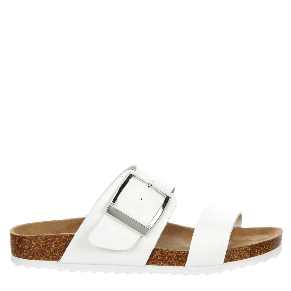 White Womens Courtney Footbed Sandal | Bjorndal | Rack Room Shoes