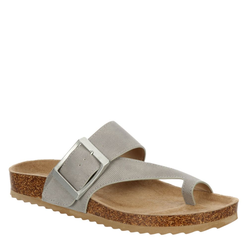 Grey Bjorndal Womens Laurie Footbed Sandal Sandals | Rack Room Shoes