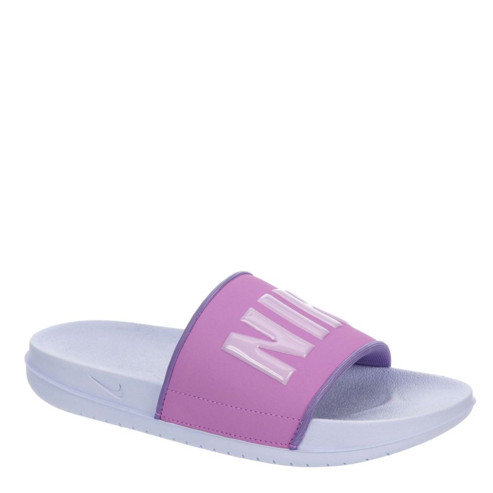 Alexander Graham Bell Posteridad Repetido Purple Nike Womens Off Court Slide Sandal | Sport Sandals | Rack Room Shoes