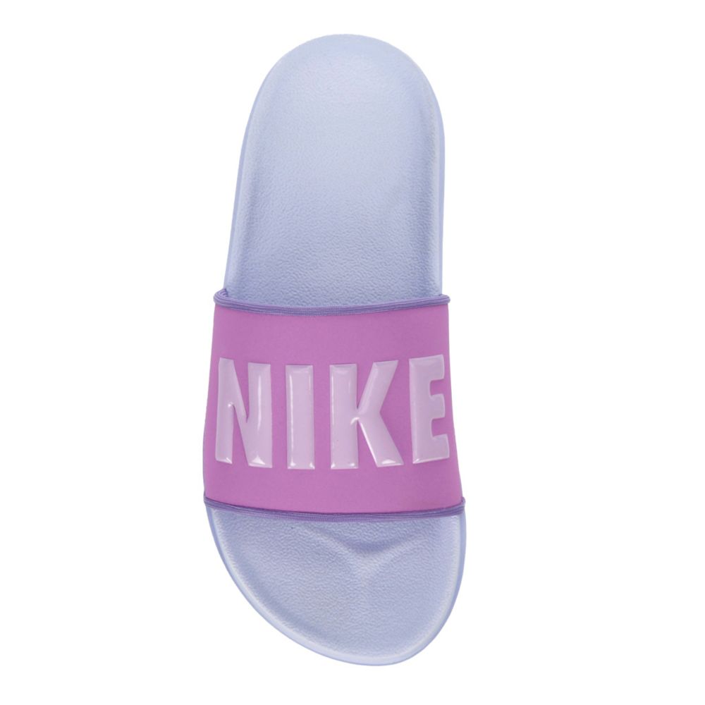 Light purple best sale nike slides