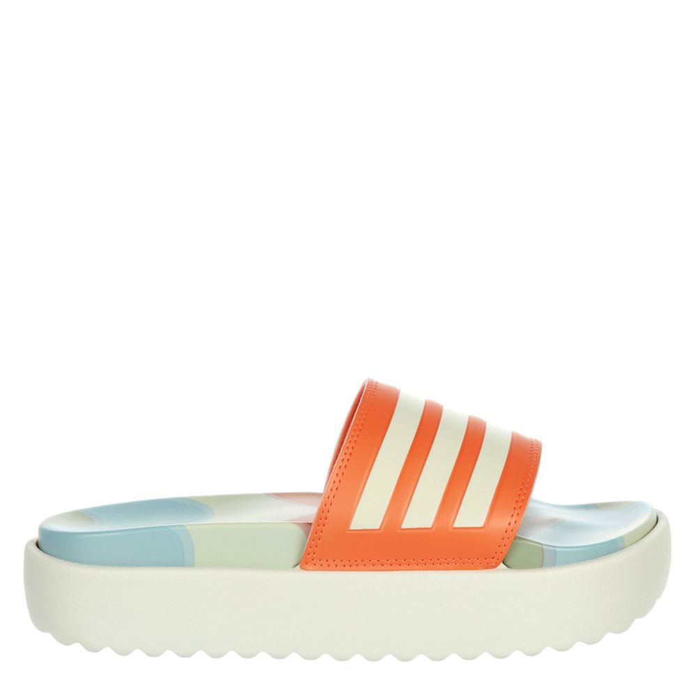 Adidas slides sale coral