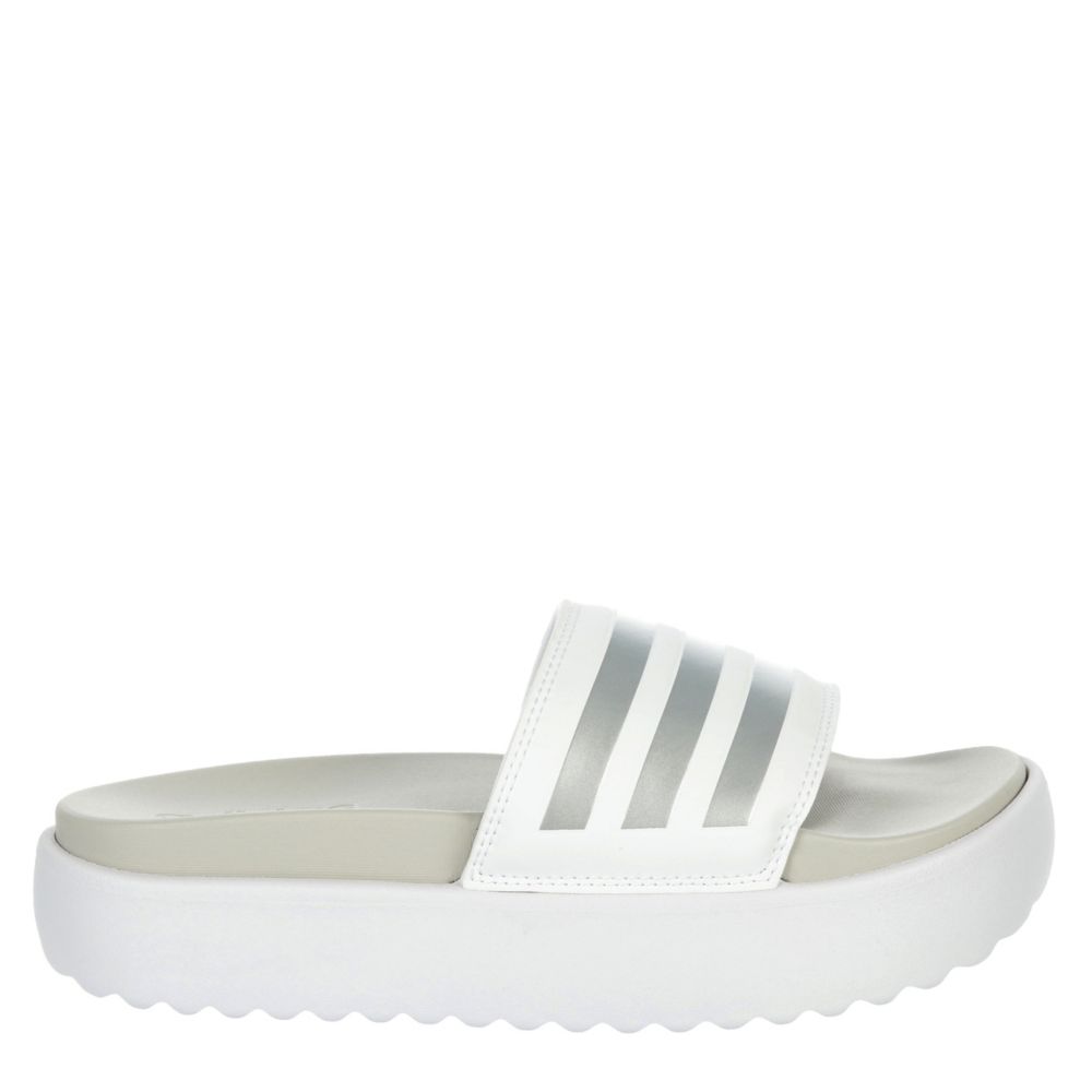 WOMENS ADILETTE PLATFORM SLIDE SANDAL