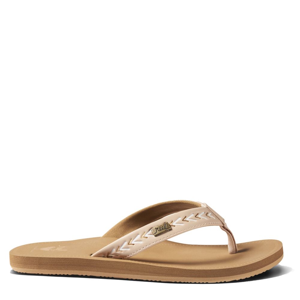 WOMENS DELRAY WHIPSTITCH SLIDE - NATURAL
