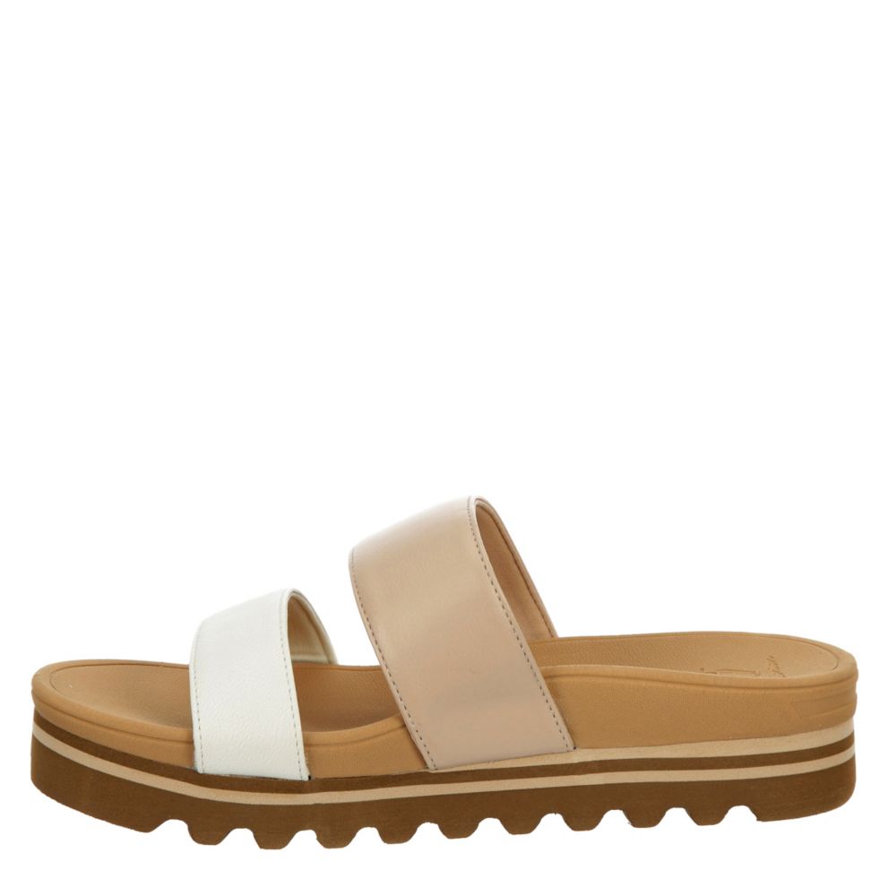 WOMENS BANDED HORIZON HI SLIDE SANDAL