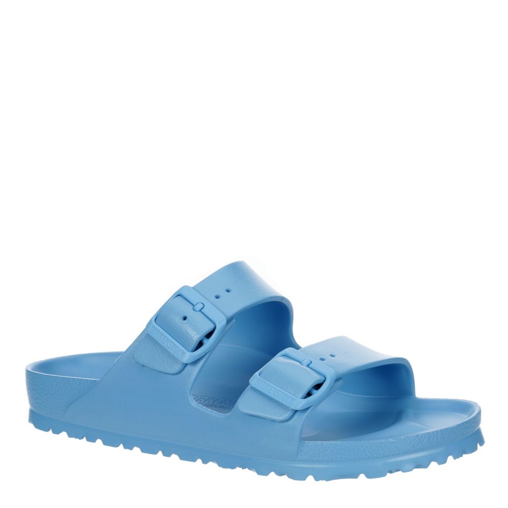 Post impressionisme Zegenen Donau Light Blue Birkenstock Womens Arizona Essentials Slide Sandal | Sandals |  Rack Room Shoes