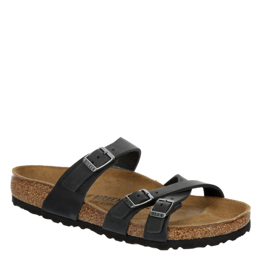 WOMENS FRANCE FOOTBED SANDAL BLACK