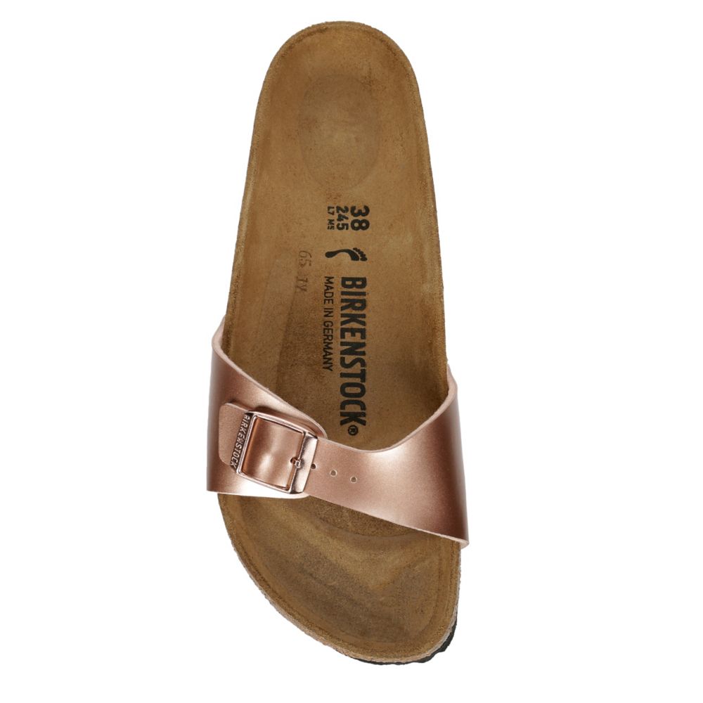 WOMENS MADRID FOOTBED SANDAL - ROSE GOLD