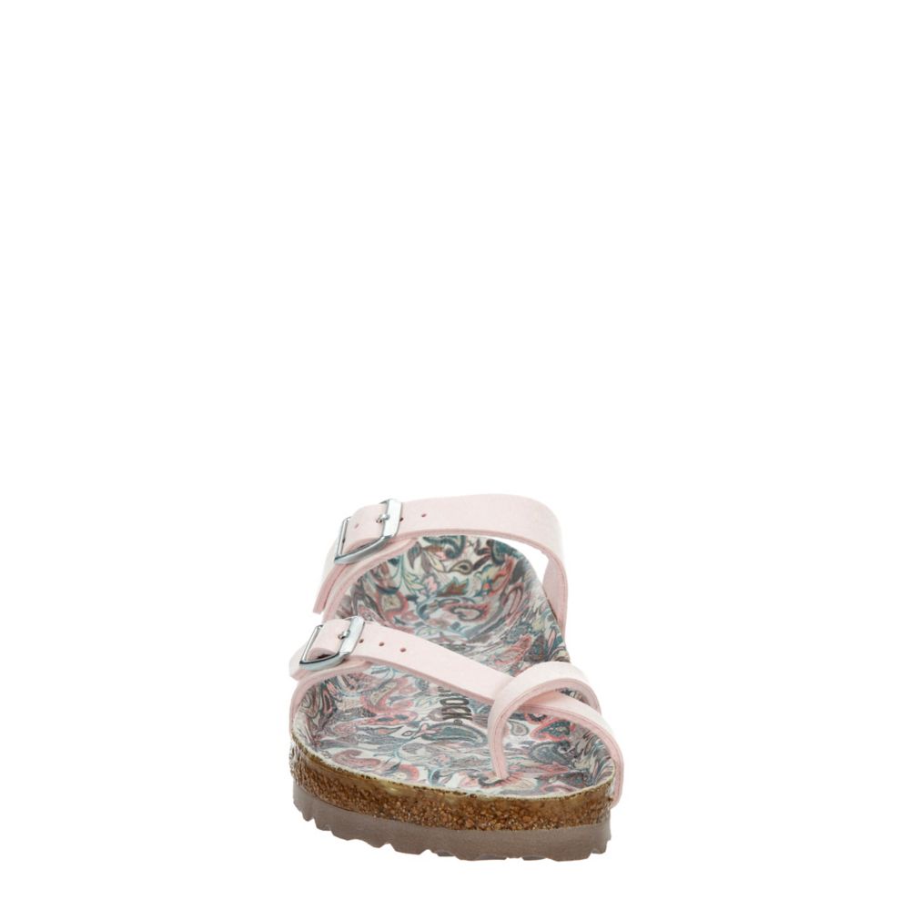 birkenstock mayari metallic stones silver