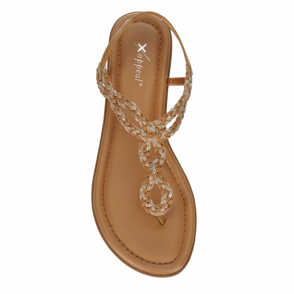 Natural Xappeal Womens Akia Sandal Rack Room Shoes