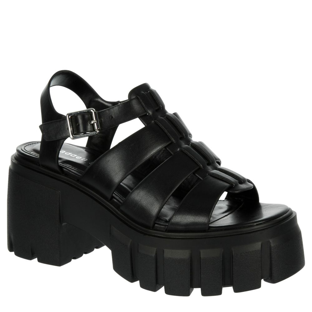 Black Madden Girl Womens Gennesis Wedge | Rack Room Shoes