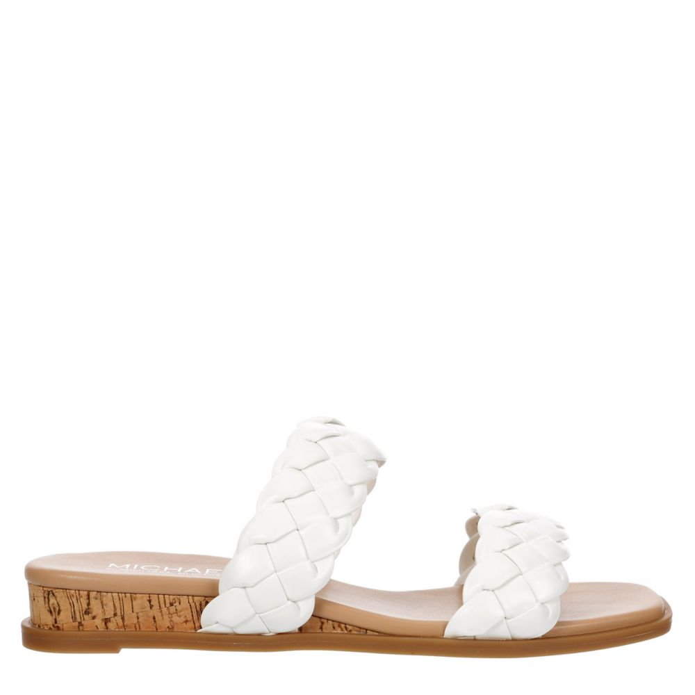 White Michael By Michael Shannon Womens Patrice Wedge Sandal | Rack ...