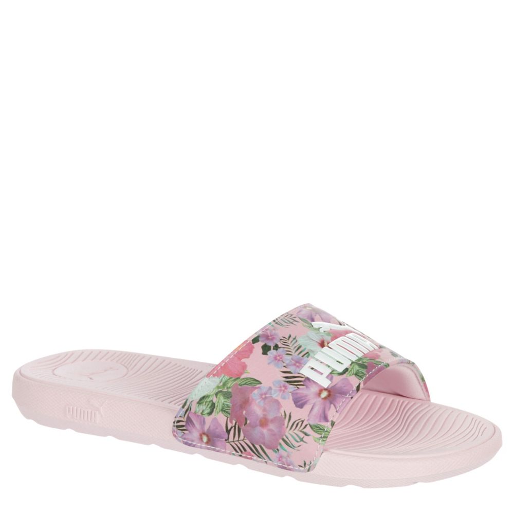 Women's Colorful Floral Pattern Clogs, Slip On Round Toe Two-way