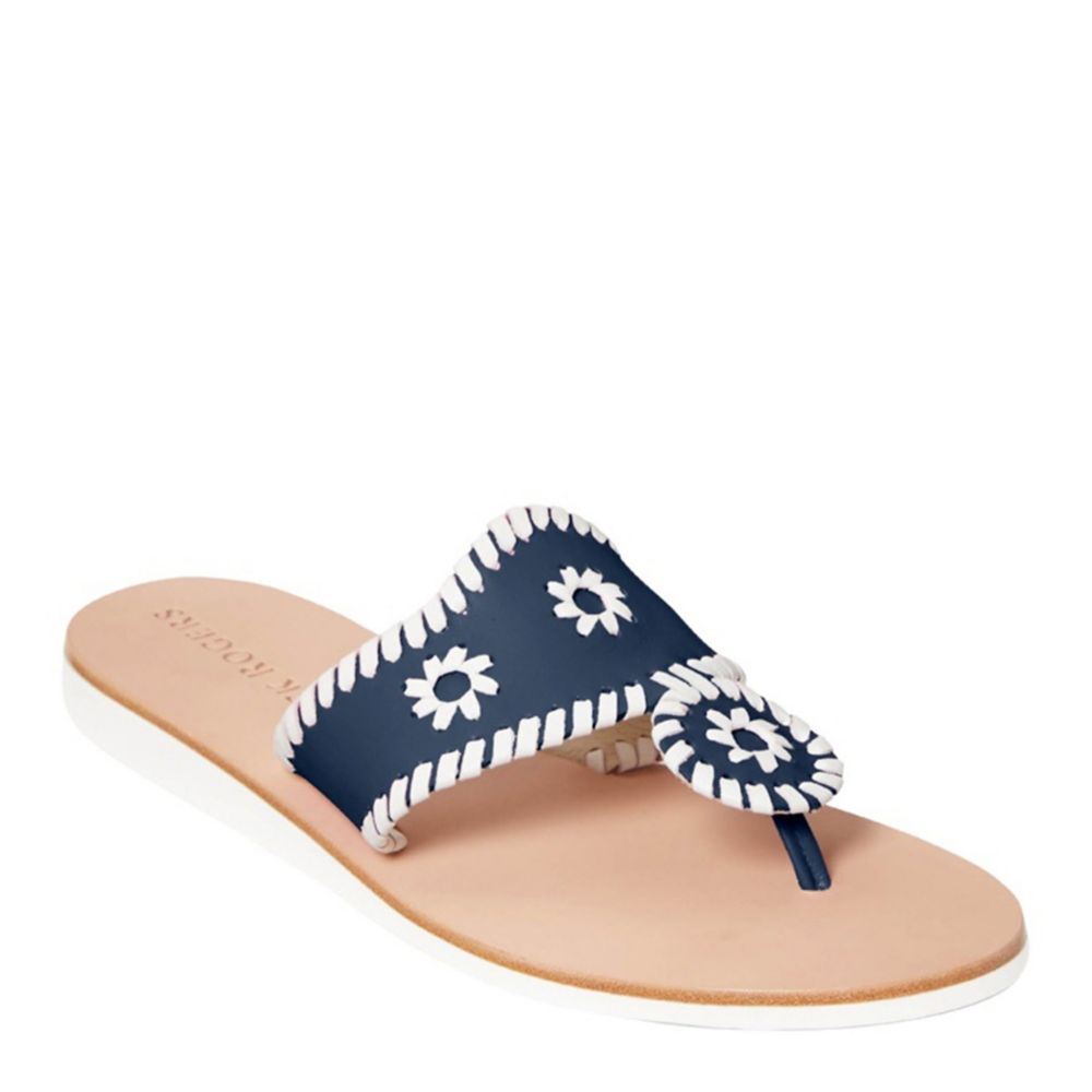 Jack rogers 2025 navy blue sandals