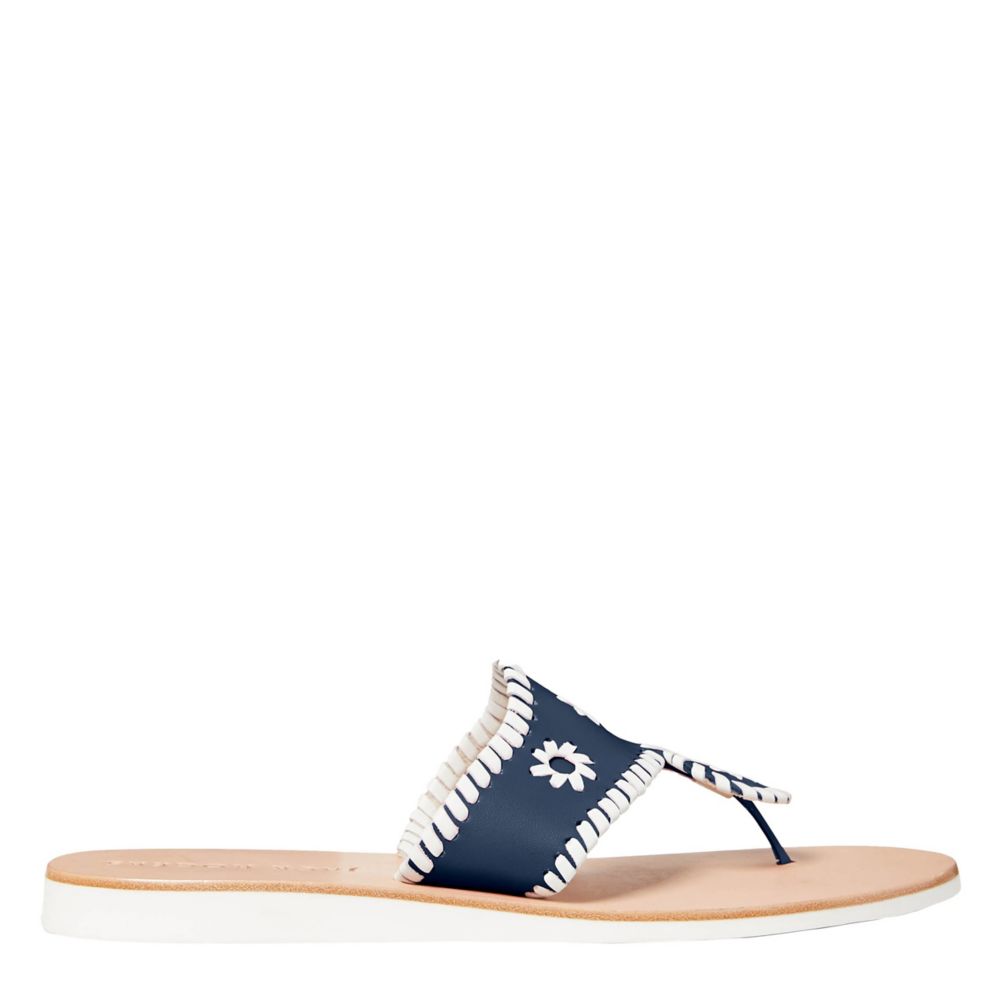 Jack rogers navy and on sale white