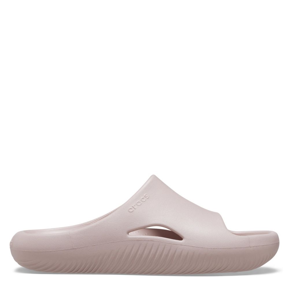 Pale Pink Womens Mellow Slide Sandal | Crocs | Rack Room Shoes