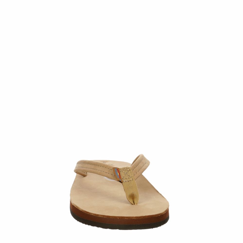 Tan Womens 301palmn-srbr Flip Flop, Rainbow Sandals