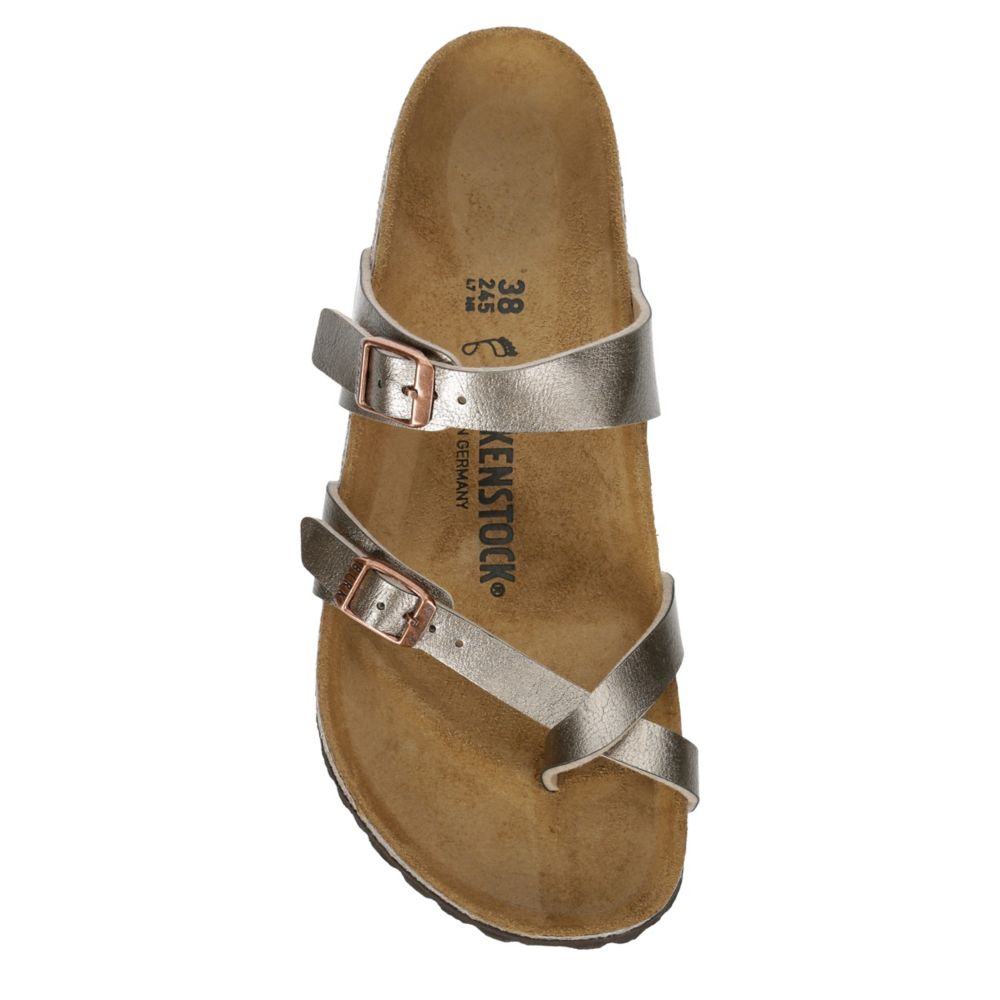 Taupe Womens Mayari Graceful Footbed Sandal Birkenstock Rack