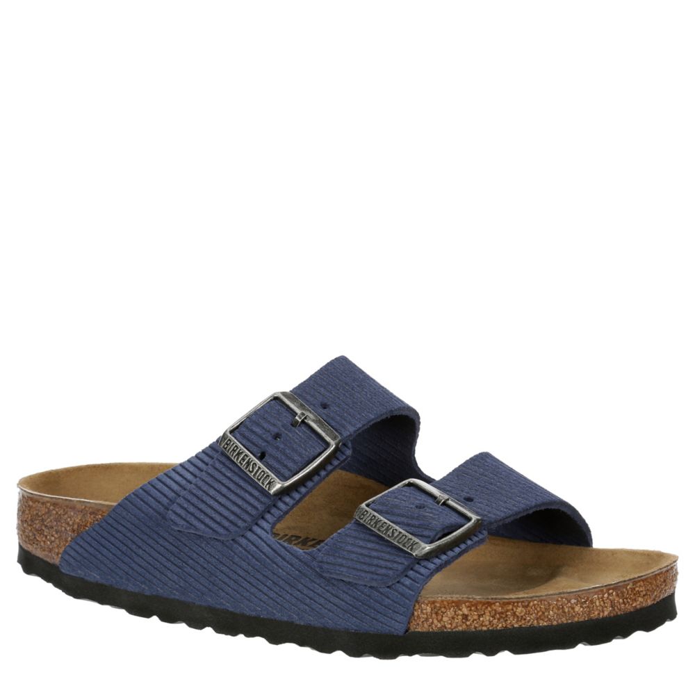 Bright best sale blue birkenstocks