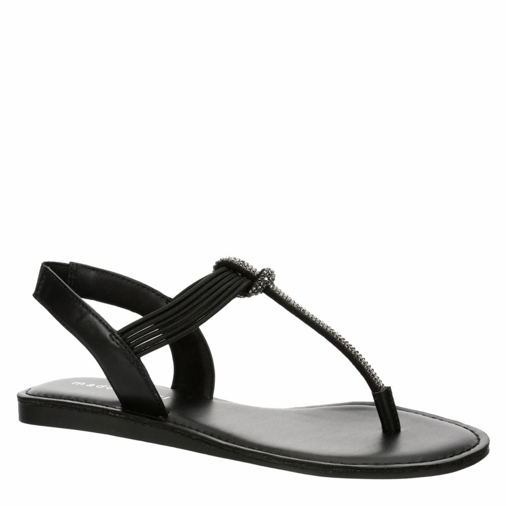 Women's Flat Thong Sandals, Black Thong Sandals