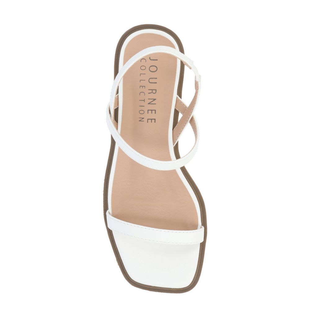 White Journee Collection Womens Nylah Platform Sandals Sandals Rack