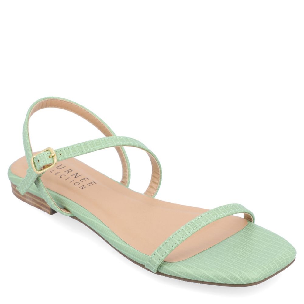 Journee Collection Womens Crishell Flat Sandal