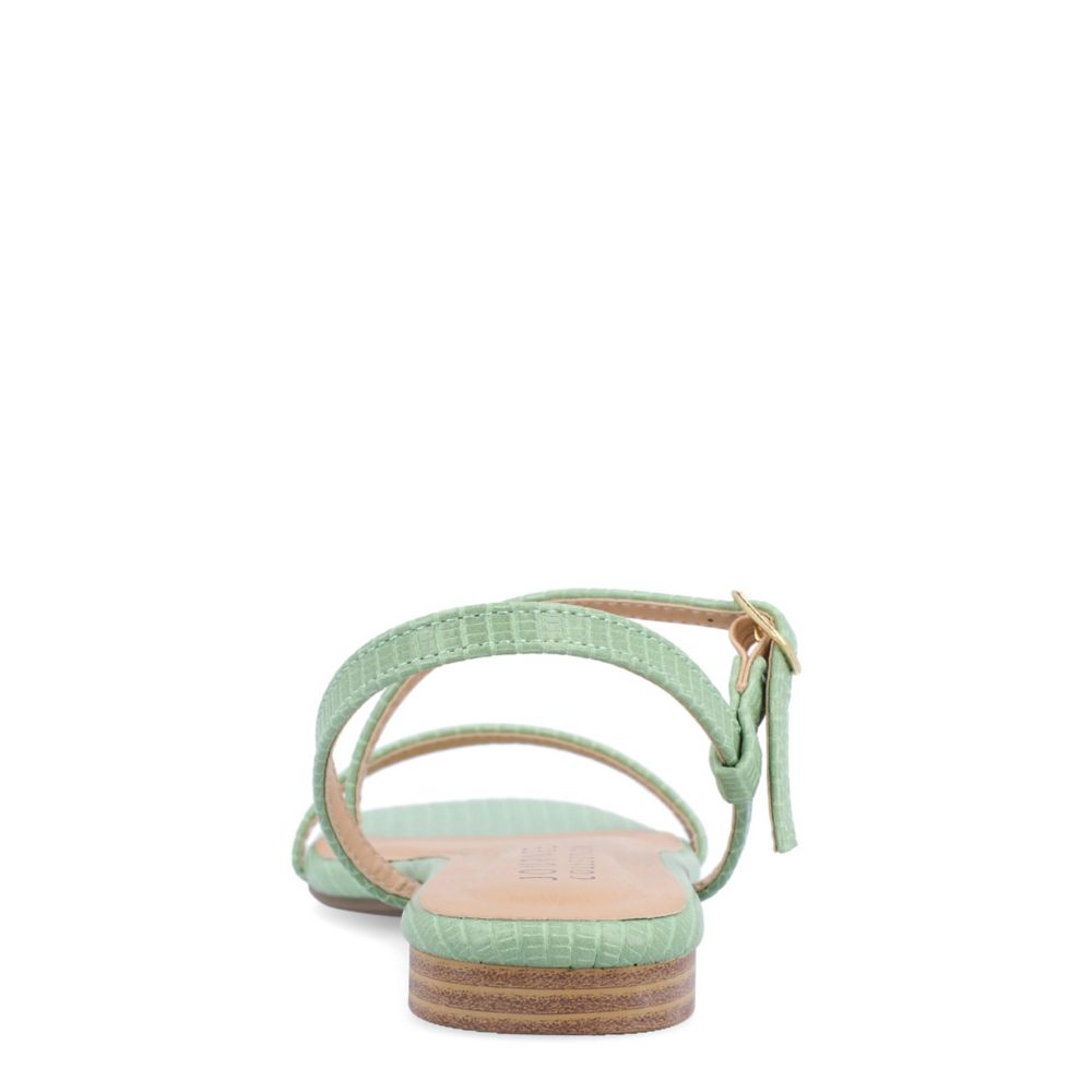 Journee Collection Womens Crishell Flat Sandal