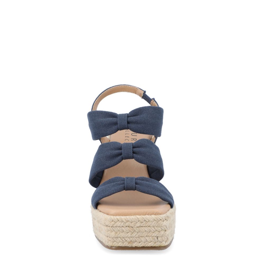 WOMENS SANTORYNN PLATFORM WEDGE SANDAL