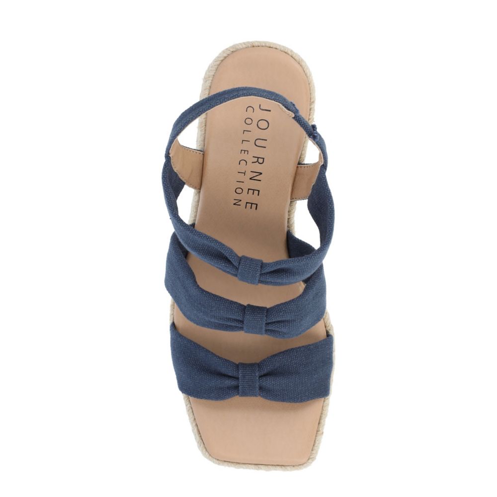 WOMENS SANTORYNN PLATFORM WEDGE SANDAL