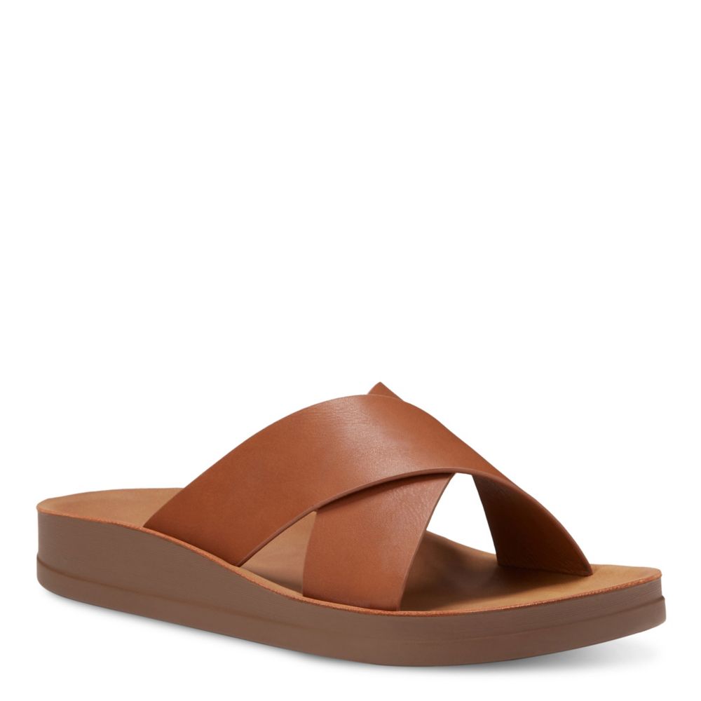 Tan Eastland Womens Samantha Slide Sandal | Rack Room Shoes