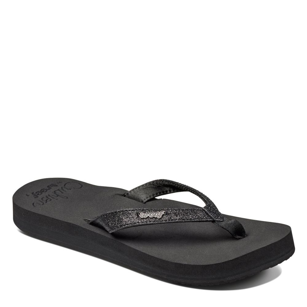 Black Reef Womens Star Cushion Flip Flop Sandal | Rack Room Shoes