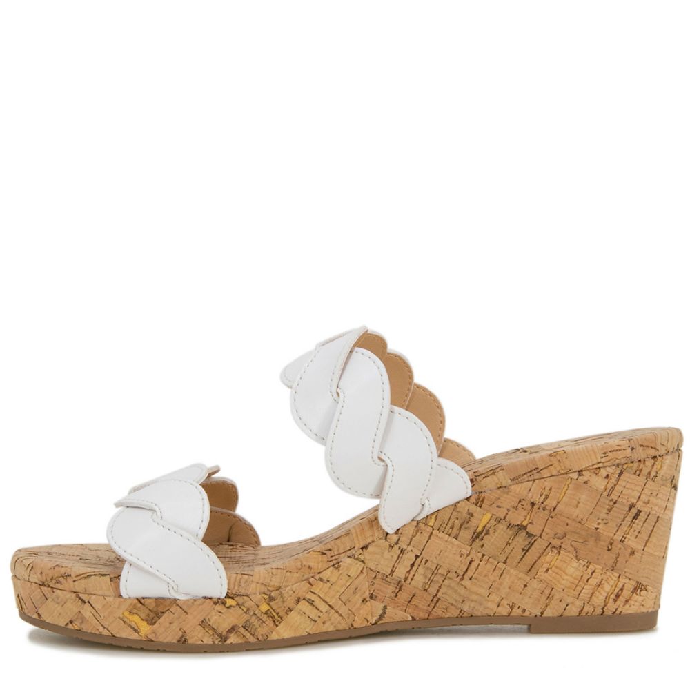 Off White Xoxo Womens Joana Wedge Sandal | Sandals | Rack Room Shoes