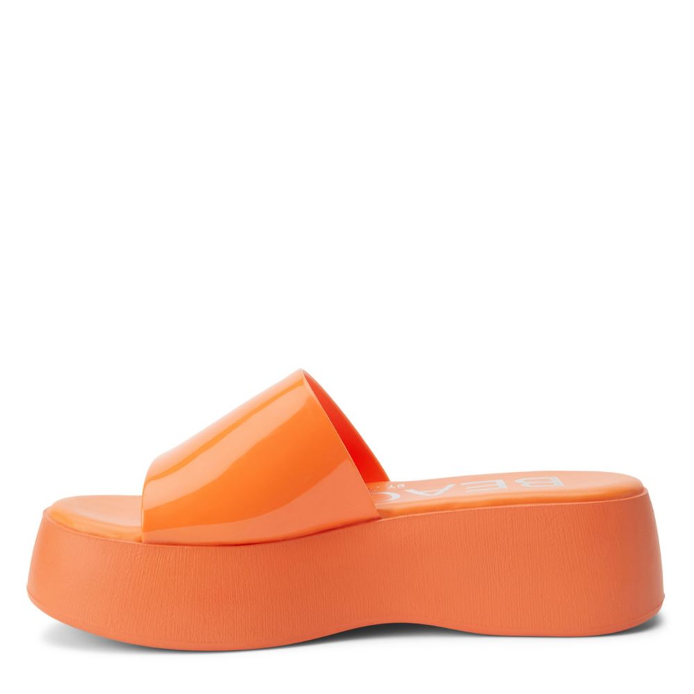 Orange Beach Womens Solar Wedge Sandal Rack Room Shoes