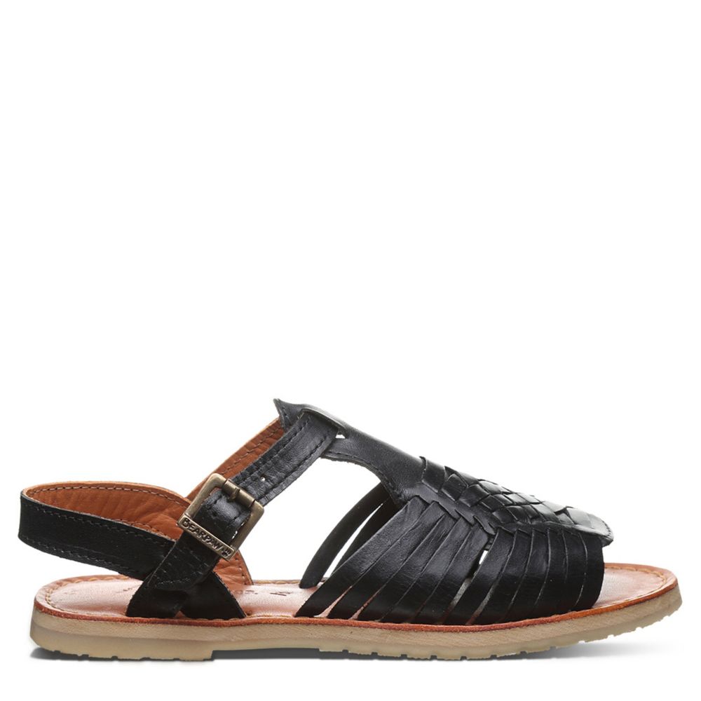 Black Bearpaw Womens Gloria Casual Flat Sandals Rack Room Shoes