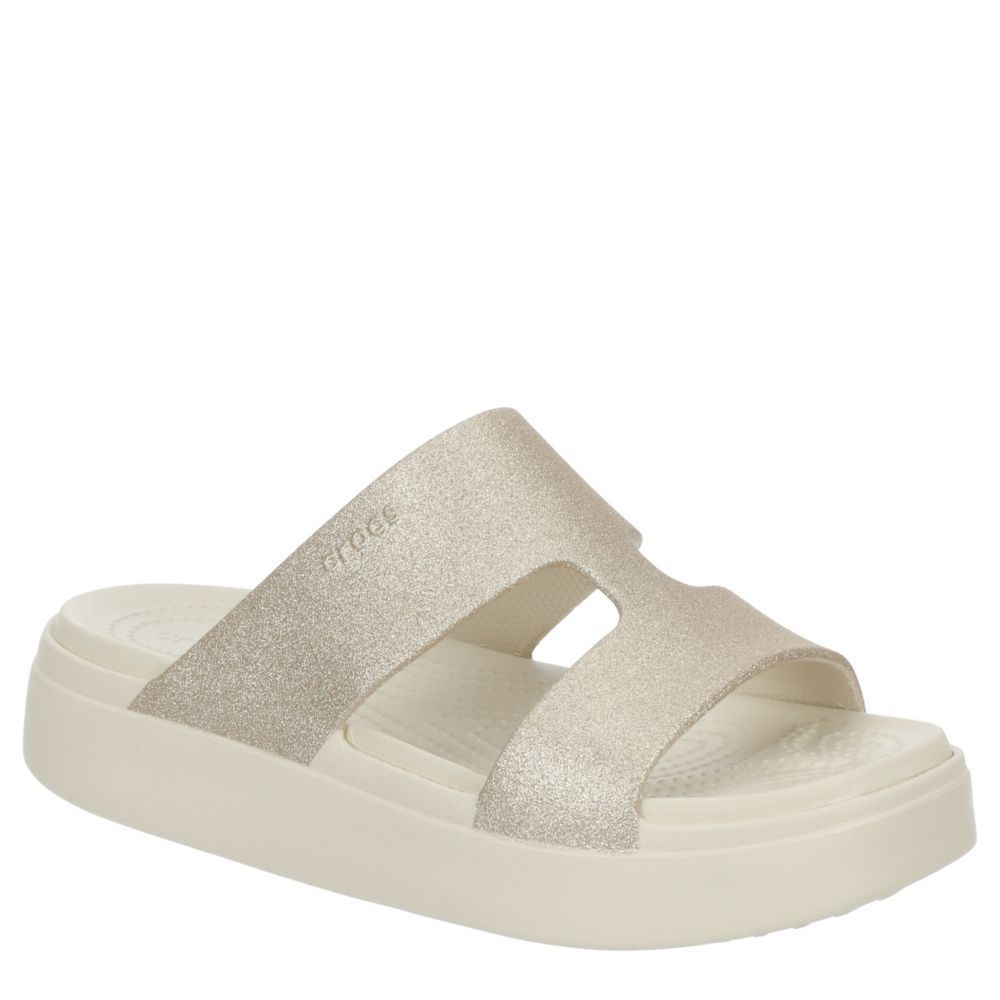 Crocs Womens Getaway Glitter H-strap Slide | Rack Room Shoes