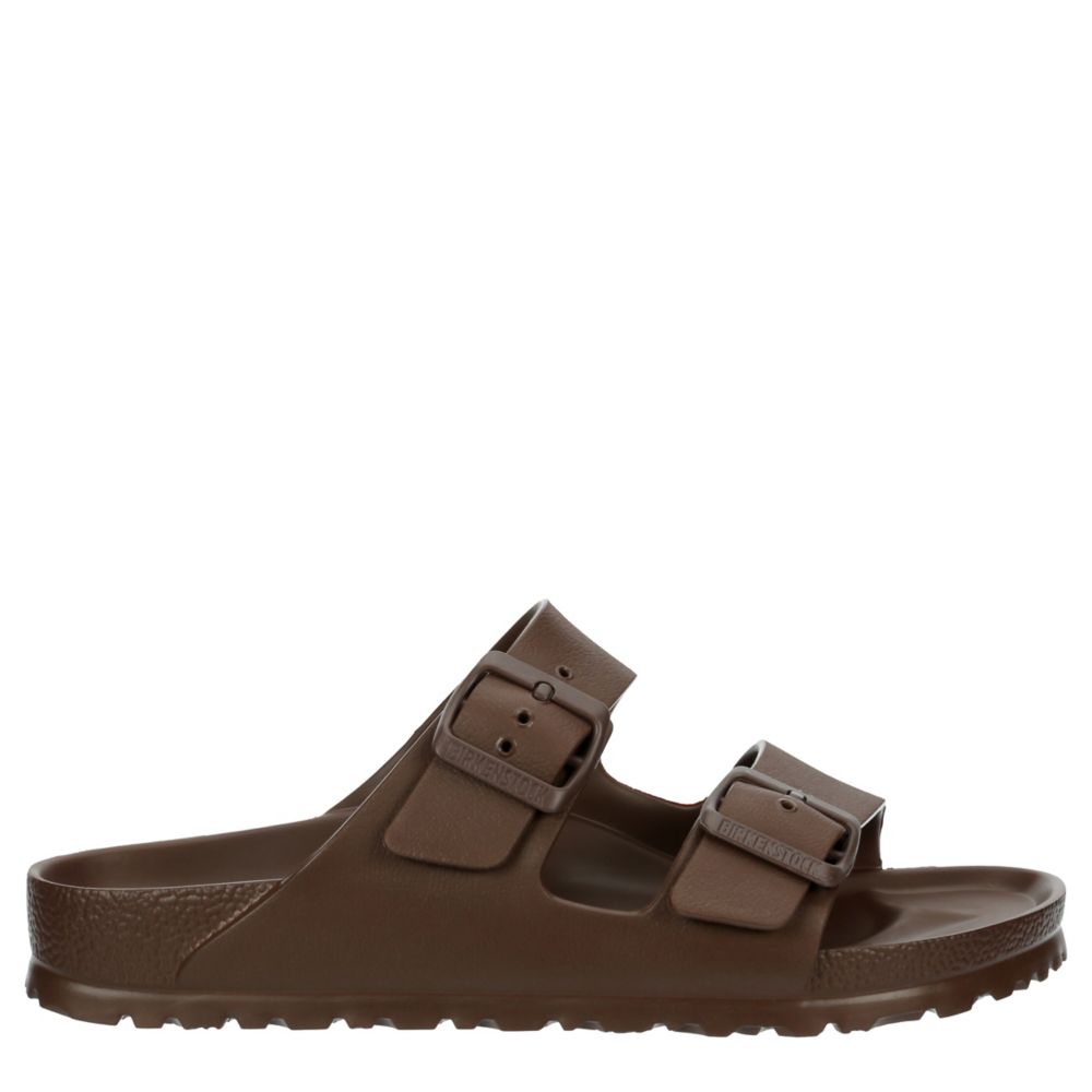 Brown Womens Arizona Essentials Slide Sandal | Birkenstock | Rack Room ...