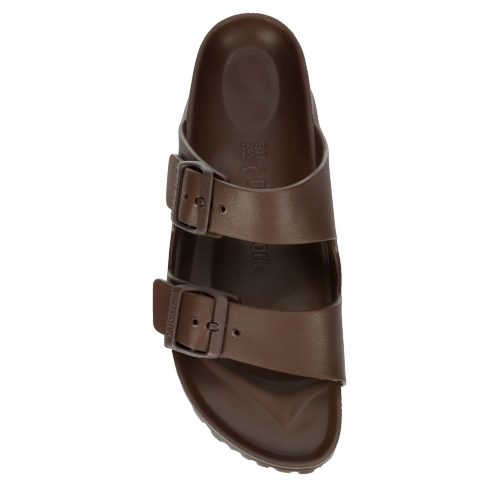 Brown Womens Arizona Essentials Slide Sandal | Birkenstock | Rack Room ...