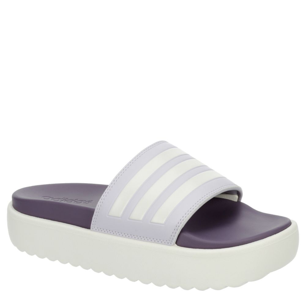 WOMENS ADILETTE PLATFORM SLIDE SANDAL