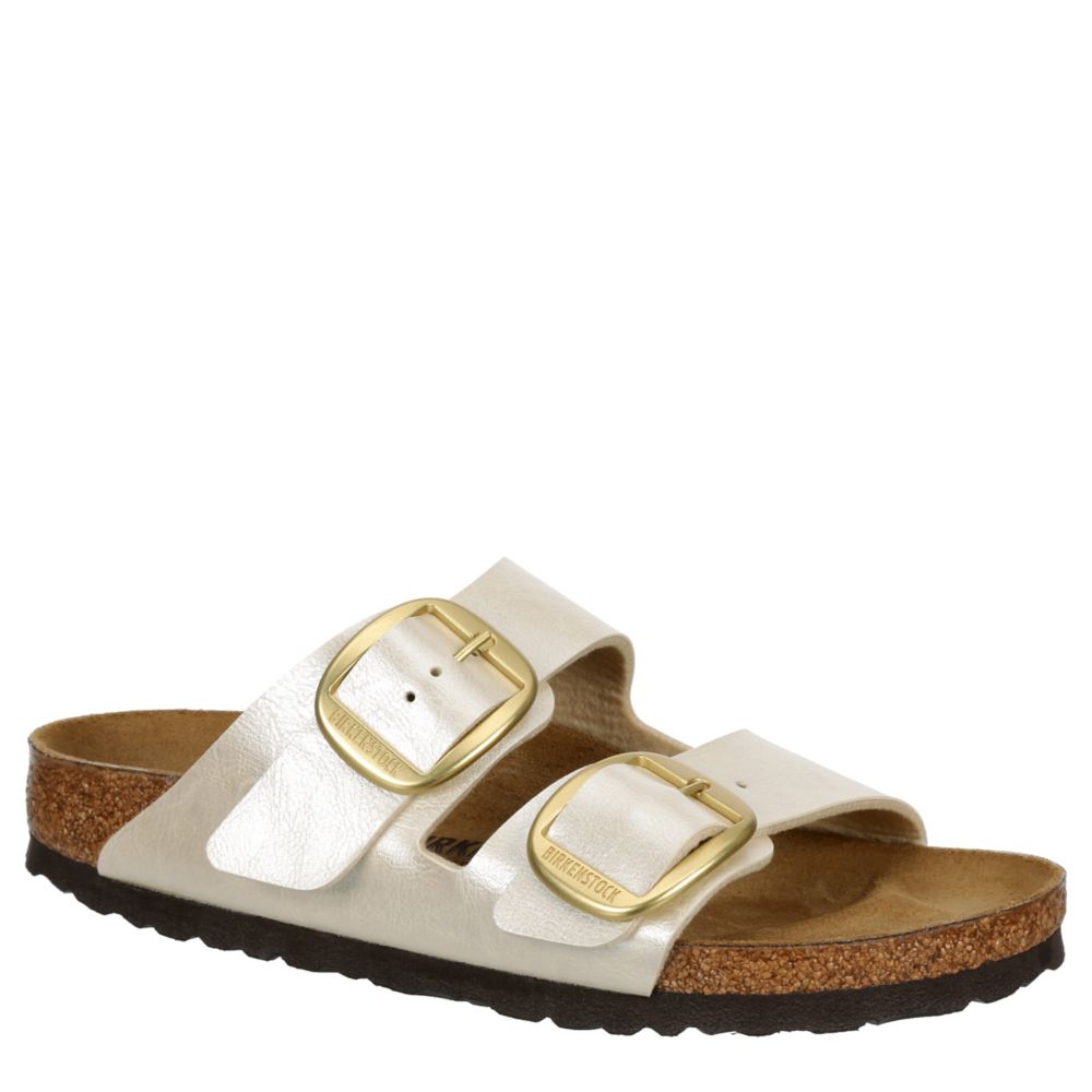 Bone Birkenstock Womens Arizona Big Buckle Graceful Footbed Sandal ...