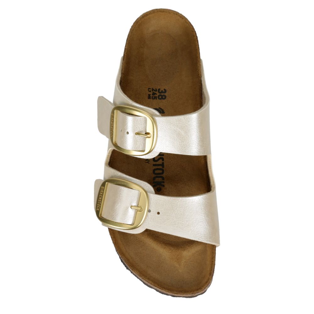 WOMENS ARIZONA BIG BUCKLE GRACEFUL FOOTBED SANDAL