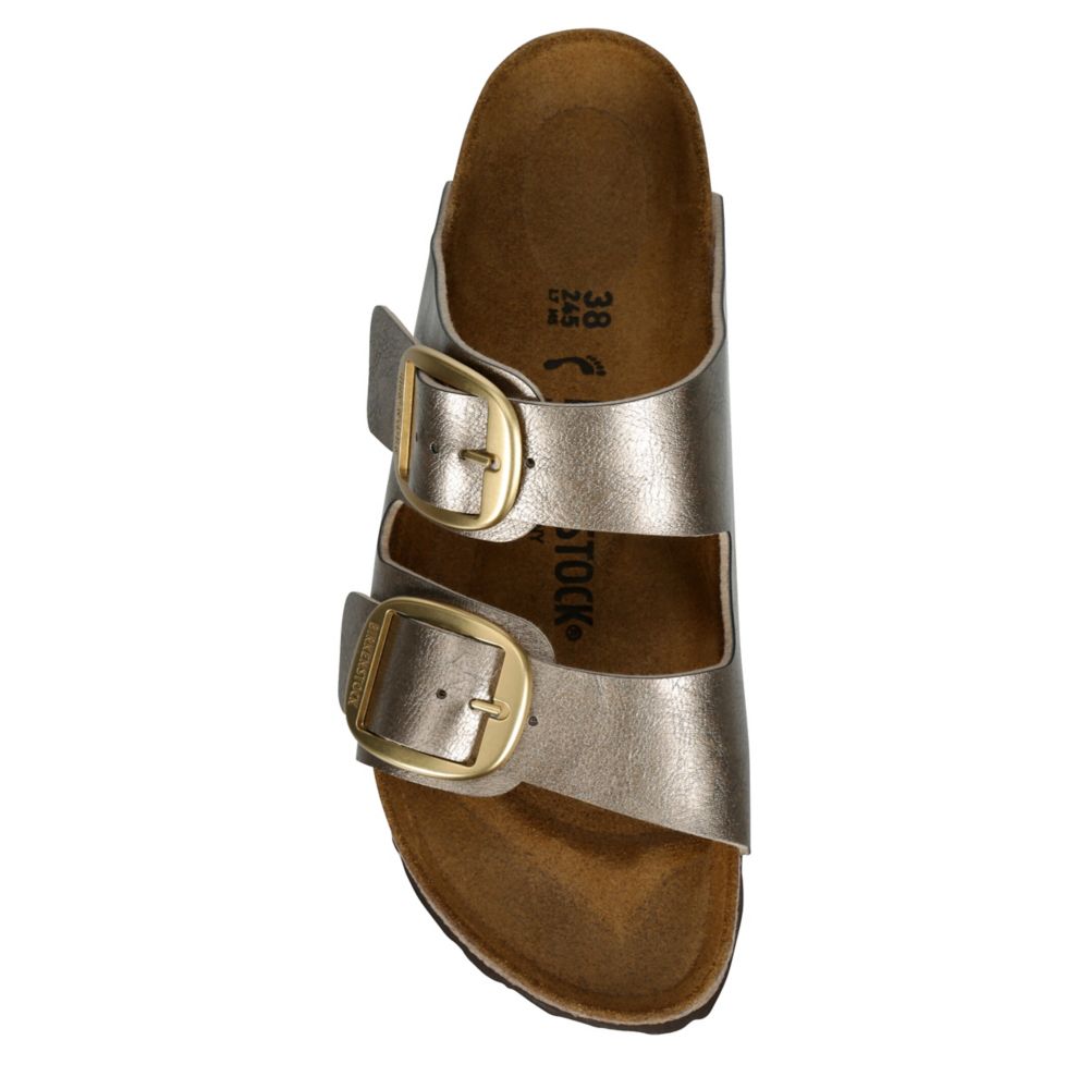 WOMENS ARIZONA BIG BUCKLE GRACEFUL FOOTBED SANDAL