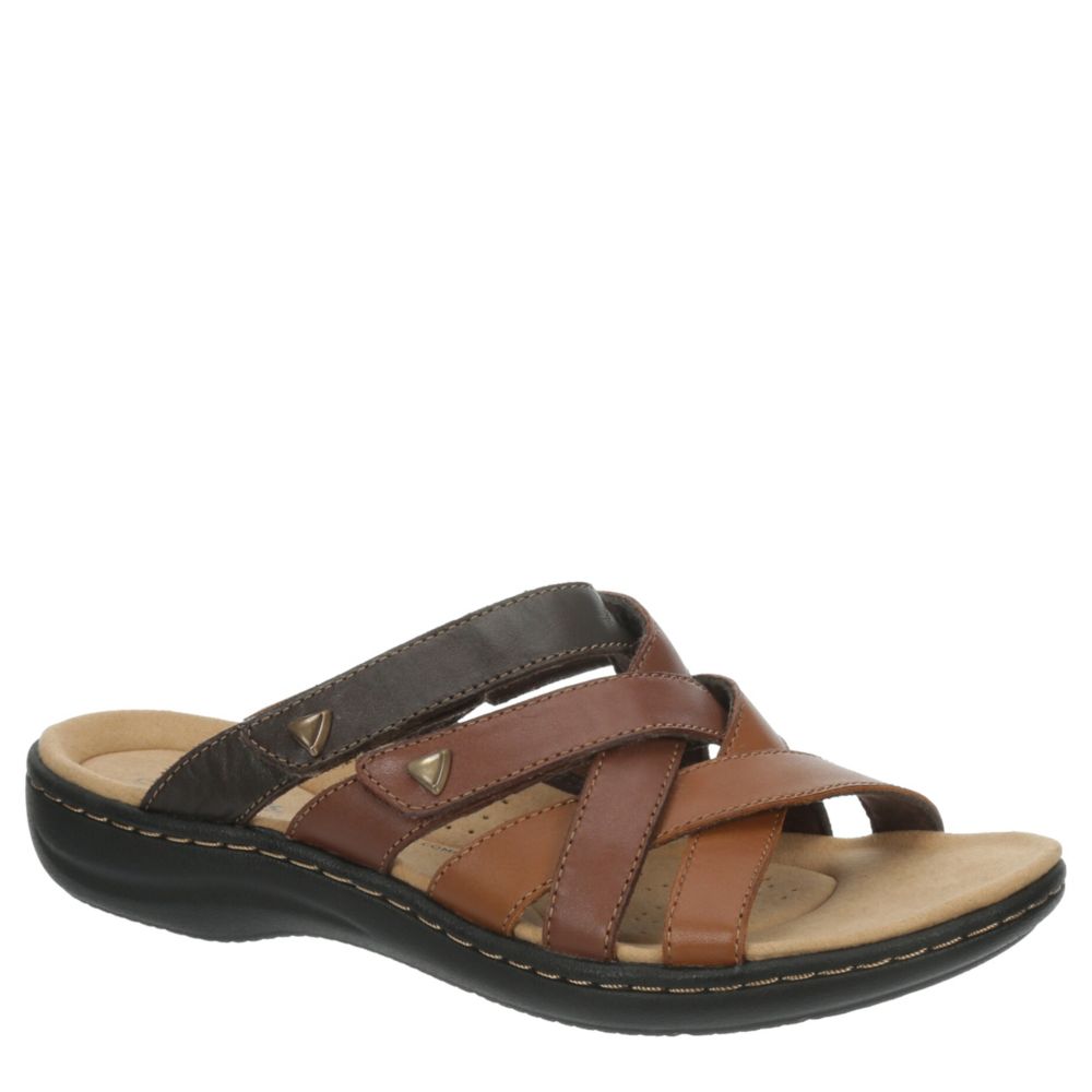 Brown Clarks Womens Laurieann Bali Sandal | Rack Room Shoes