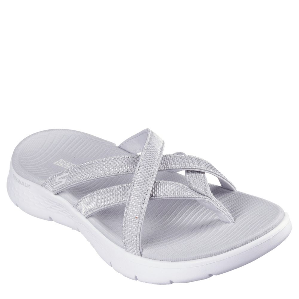 skechers sandals grey